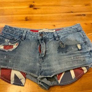 Jean short shorts